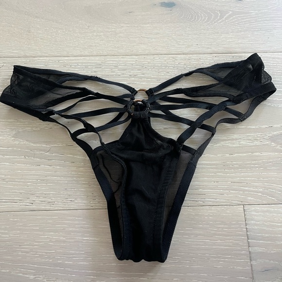 BAO TRANCHI black sexy panties sz XS - Picture 6 of 10